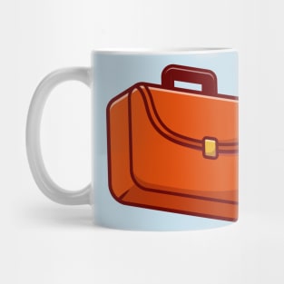 Business Suitcase Cartoon Mug